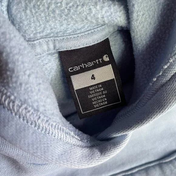 Carhartt light blue hoodie 4 - Picture 4 of 8